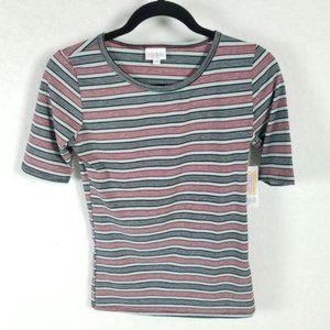 NWT LulaRoe Gigi‎ Top Womens XS Extra Small Striped